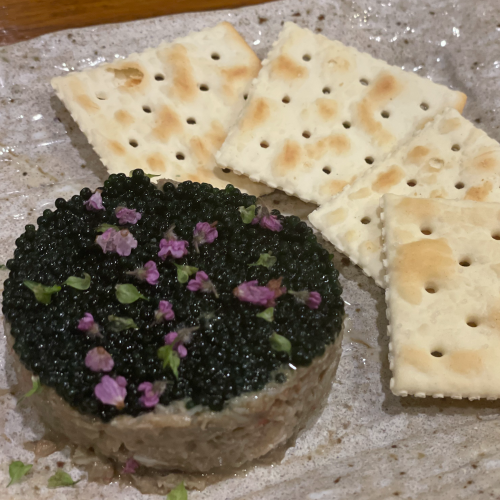 ズワイカニ味噌キャビア