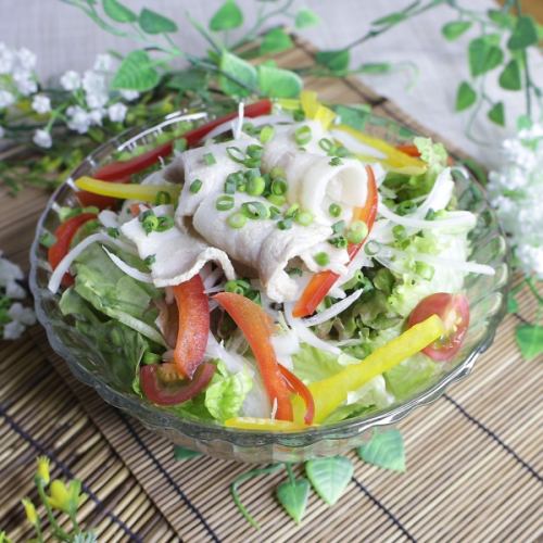 豚しゃぶ胡麻だれサラダ
