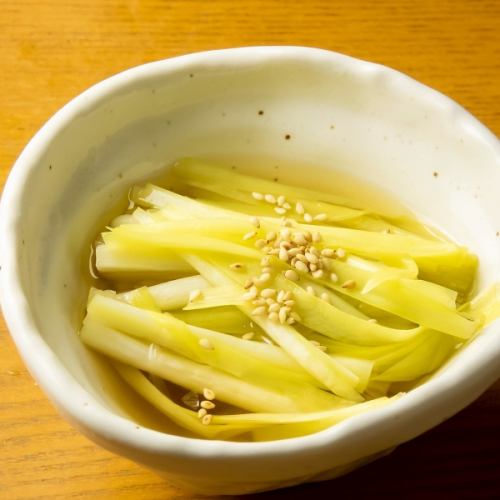 黄ニラおひたし