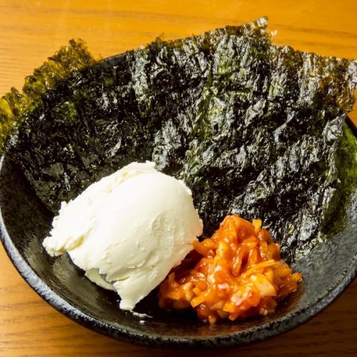 チャンジャクリームチーズ