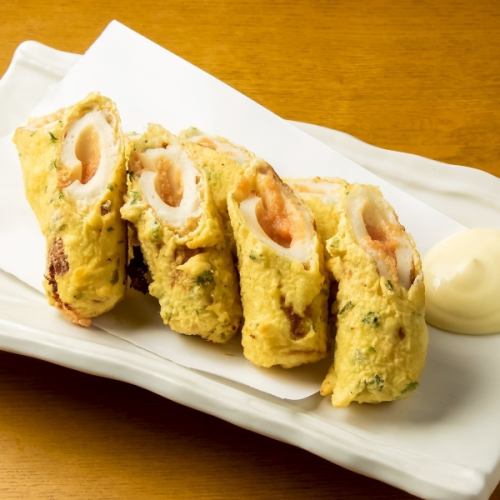 ちくわ明太子磯部揚げ
