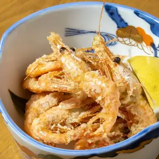 甘海老の唐揚げ