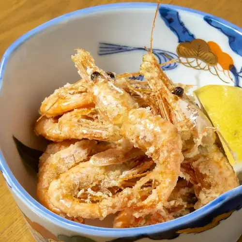 甘海老の唐揚げ