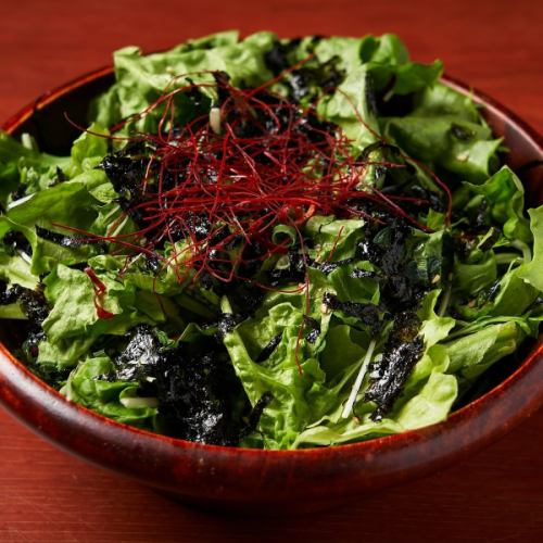 韓国海苔のチョレギサラダ