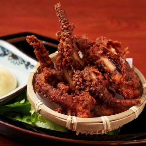 イカゲソ揚げ