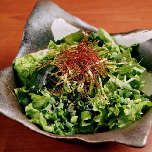 咸葱和choregi沙拉