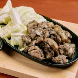 地鶏のもも焼き 柚子胡椒添え