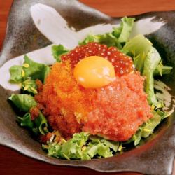 いろんな魚卵のポテトサラダ