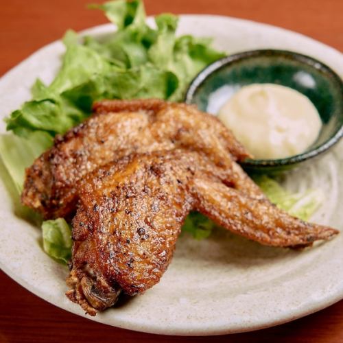 秘伝の手羽先揚げ