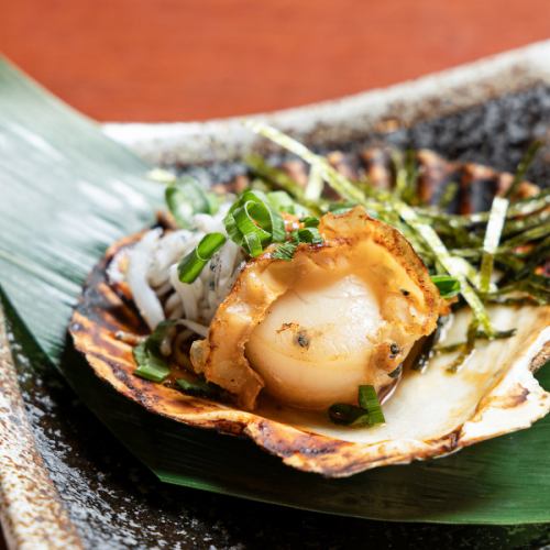 ホタテのバター醤油焼き