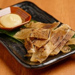 生干しエイヒレの炙り