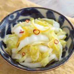 柚子香る白菜漬け