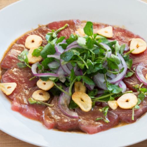 カツオの和風カルパッチョ