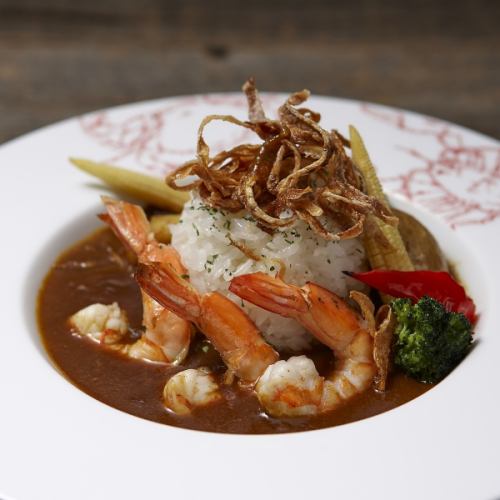 슈림프 & 채식 카레 Shrimp & Vegetable Curry