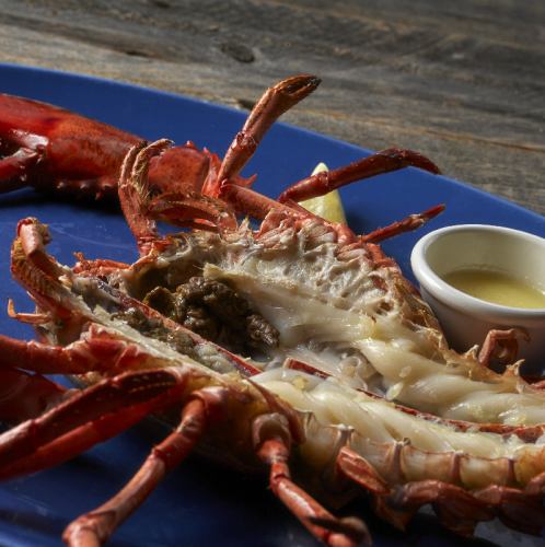 ライブロブスター（オーブン焼き）　R(レギュラー）　Live Lobster (Oven-baked) 　Regular