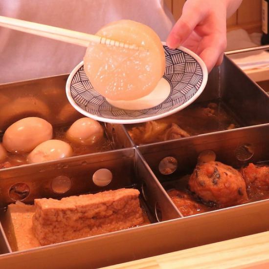 Oden with your loved one and your heart and body are warm! We also have a graceful private room ♪