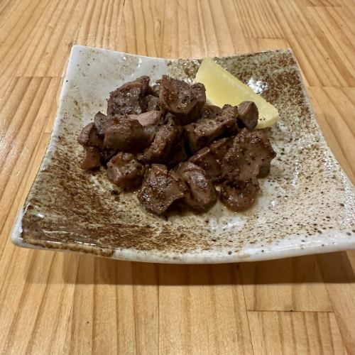 砂肝の黒胡椒炒め