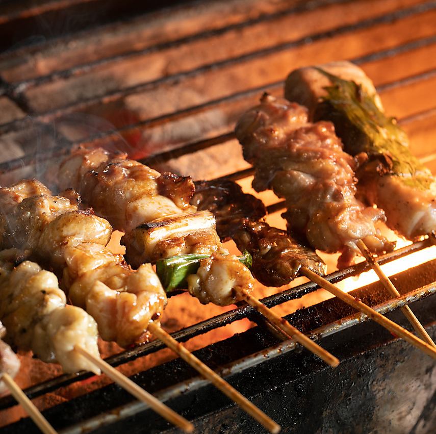 鶏肉は鳥取県産大山鶏◎お肉の旨味をしっかり味わえます。