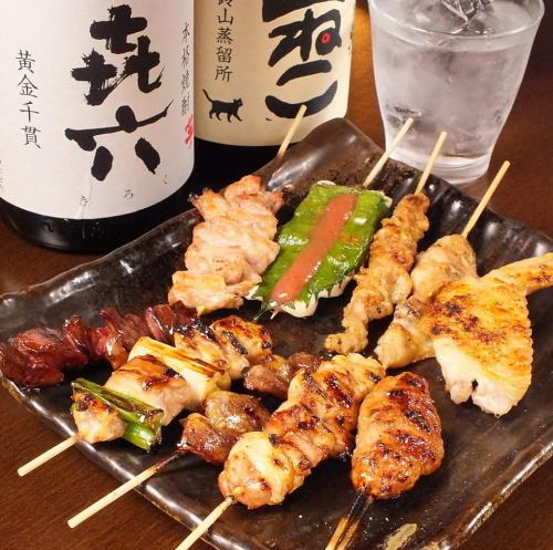 [First off, try this!] Authentic charcoal grilled yakitori ◇From 130 yen