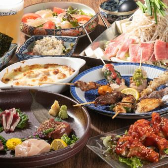 Recommended for welcome parties and entertainment! Premium course ☆ Chiritori nabe ☆ [7 dishes in total + all-you-can-drink for 3 hours]