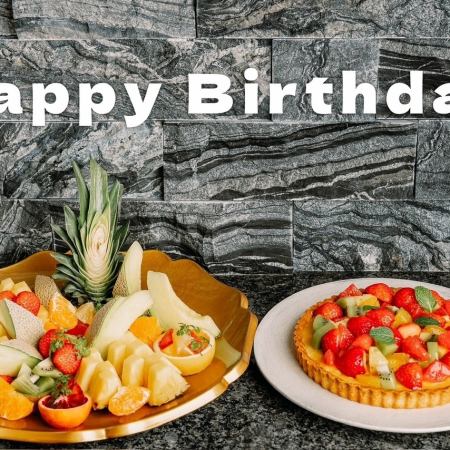 [Click here to reserve the anniversary plate] Choose from fruit platter or fruit tart♪