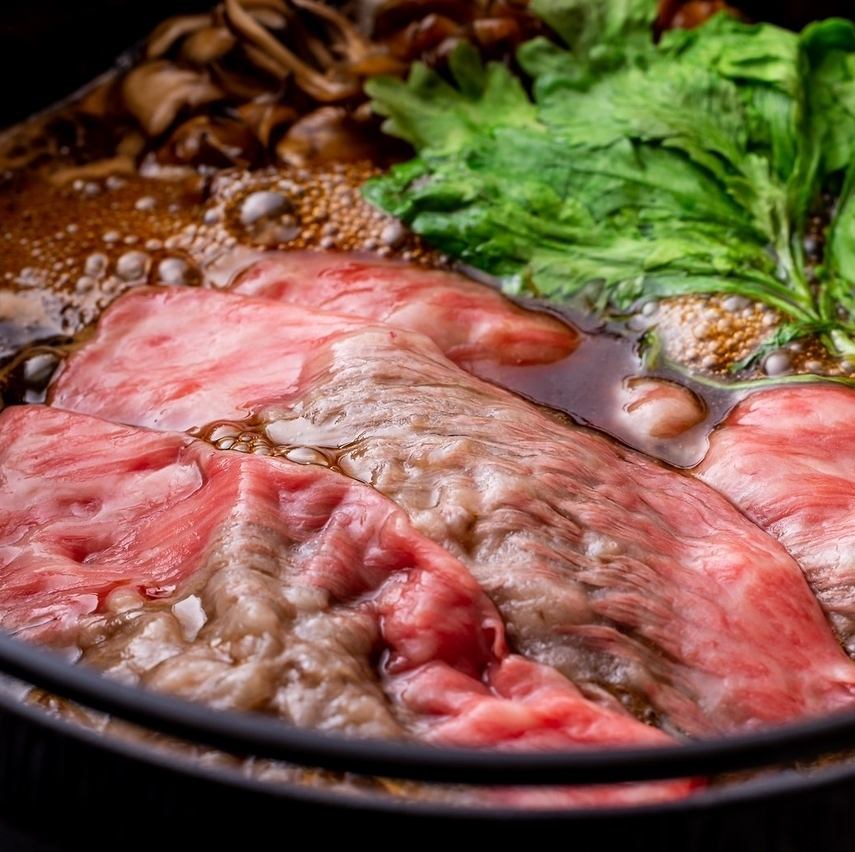 Ichifuji special course where you can eat the finest sukiyaki★
