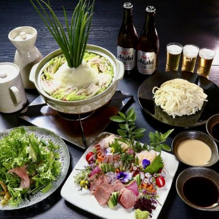 ‐夜‐飲み放題付き鍋コース～飲放付5,000円（税込）