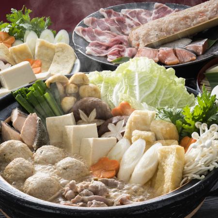 【A】飲み放題付き寄せ鍋コース～飲み放題付4950円（税込）