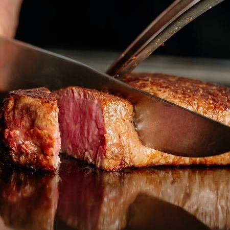 ＜鉄板焼き＞ランチ限定♪『国産牛サーロインセット』2,200円(税込) ※1名様より