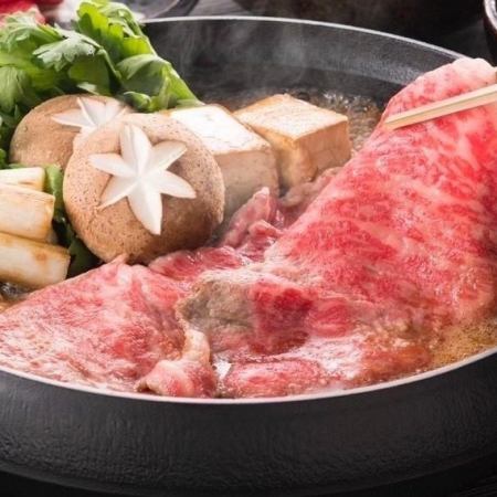 赤身の芳醇な味わいを楽しめる『黒毛和牛（赤身）すき焼きセット』