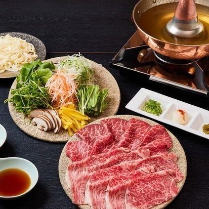 赤身ならではの旨さを楽しめる『黒毛和牛（赤身）しゃぶしゃぶセット』