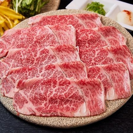 最高級サーロインを贅沢に『A5特選黒毛和牛（霜降り）しゃぶしゃぶコース』