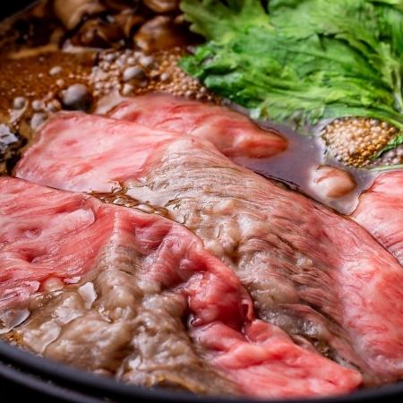 四季の彩りと国産牛の旨みを堪能する『国産牛すき焼きコース』