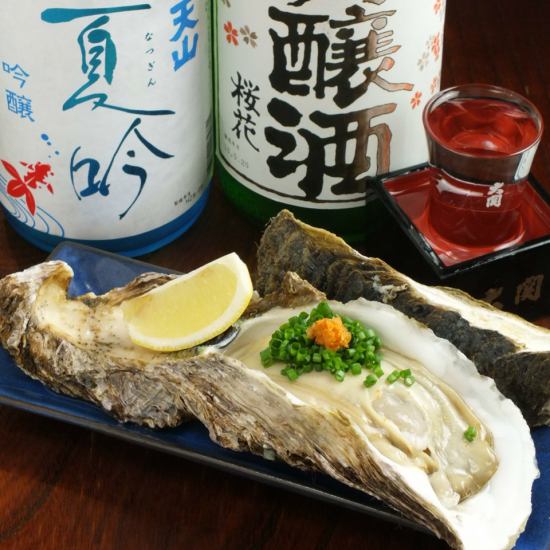 Seasonal rock oysters are excellent in summer ☆ There are also plenty of other fish and shellfish menus!
