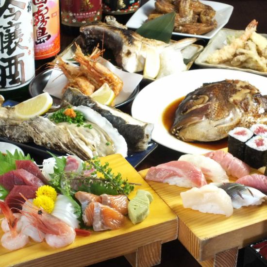 Every day, the hot spring cospa that you can feel free to come in with fresh ingredients and tavern feeling stocked !! Popular sushi tavern ♪