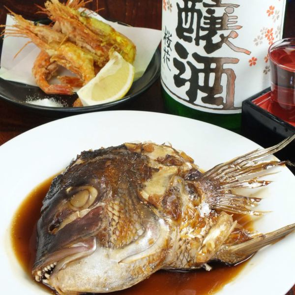 Sea bream boiled in Kabuto