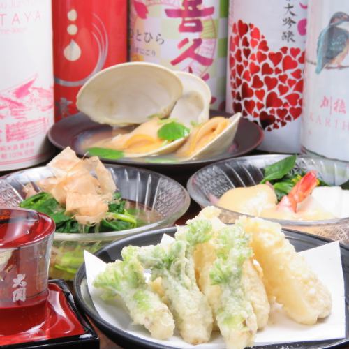 Spring recommended menu ☆ With sake