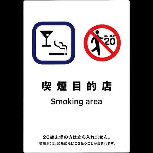 Smoking is permitted at your table!