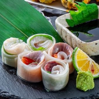 Kochienimaki/Oven-baked shrimp and asparagus
