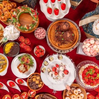 【11月～12月】<ランチ>クリスマス・スイーツビュッフェ～いちごが彩るクリスマス～