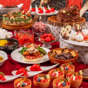 【11月～12月】<ディナー>クリスマス・スイーツビュッフェ～いちごが彩るクリスマス～