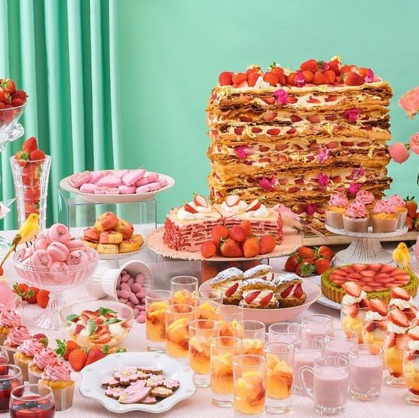 【4月～6月】<ディナー>満開春桜といちごのスイーツビュッフェ