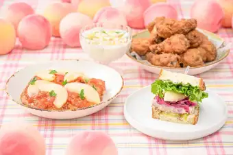 【7月8月】<ランチ>5種のワイン飲み放題付・～夏桃の贅沢スイーツブッフェ～ 8300円