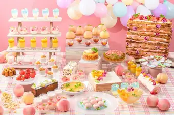 【7月8月】<ディナー>～夏桃の贅沢スイーツブッフェ～ 6300円