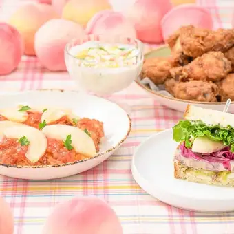【7月8月】<ディナー>5種のワイン飲み放題付・～夏桃の贅沢スイーツブッフェ～ 8300円