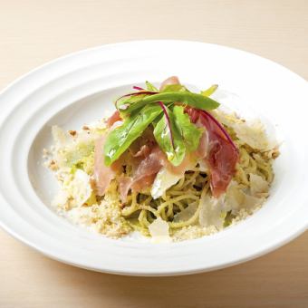 [Olive oil base] Genovese with raw ham and cheese