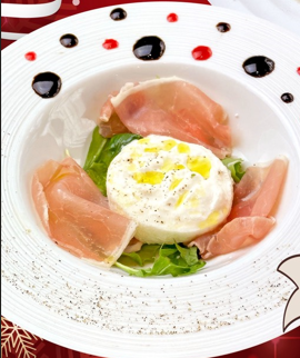 Prosciutto and Burrata Cheese