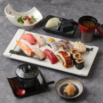 キッズコース◆贅沢鮨10貫が堪能できる全14品　4800円(税込)