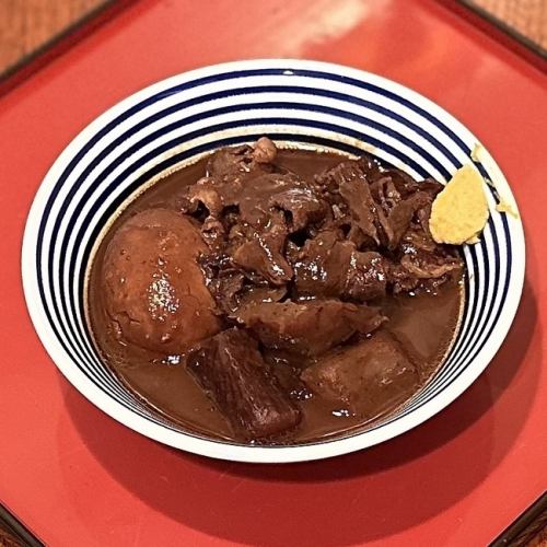Matsuzaka beef with Hatcho miso stewed egg