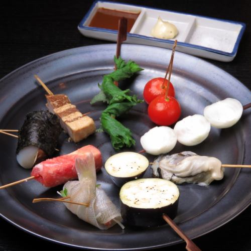 【How much more than 20 kinds!】 Kushi fried all handmade!